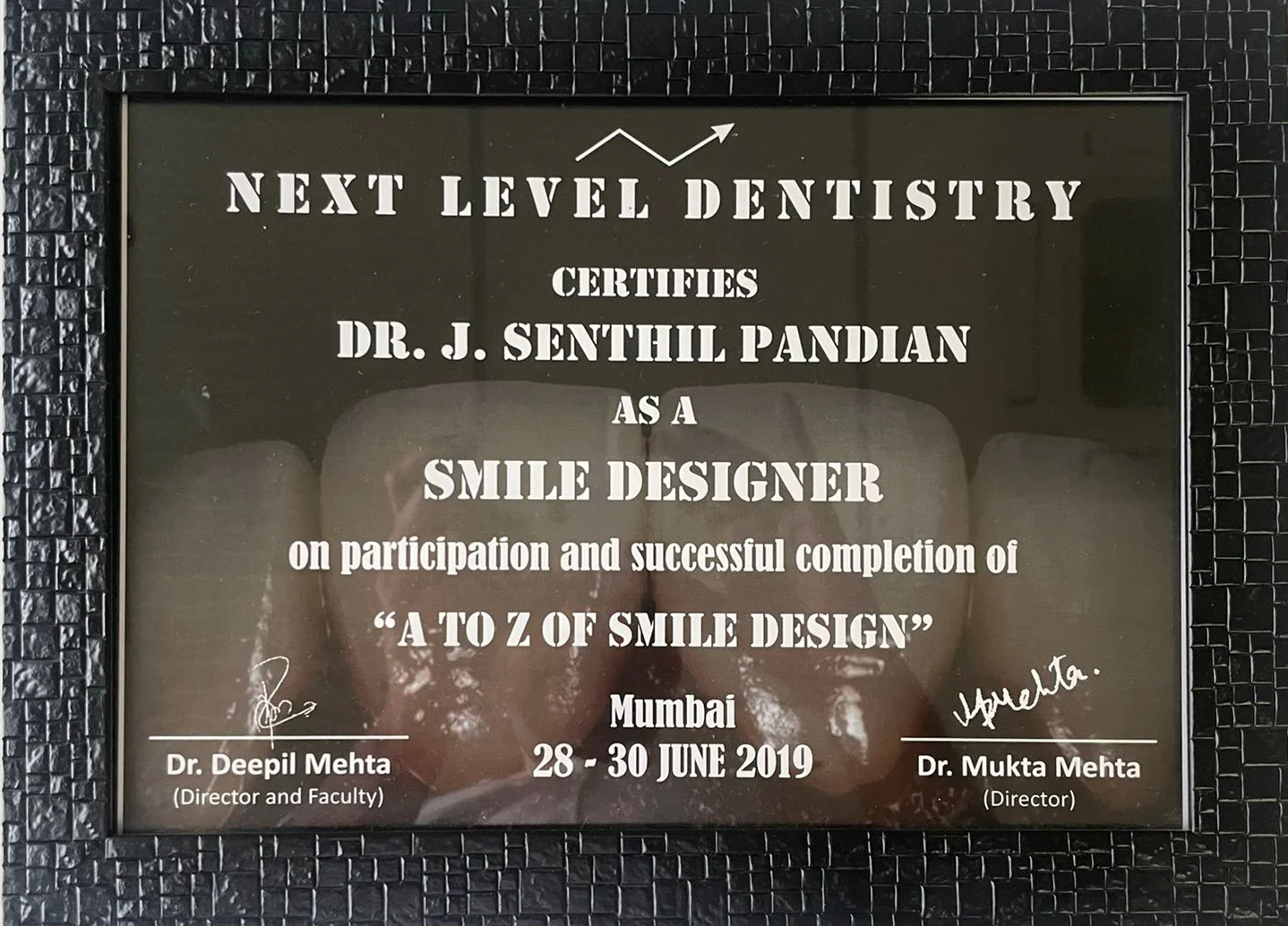 Shruthidental Certificate