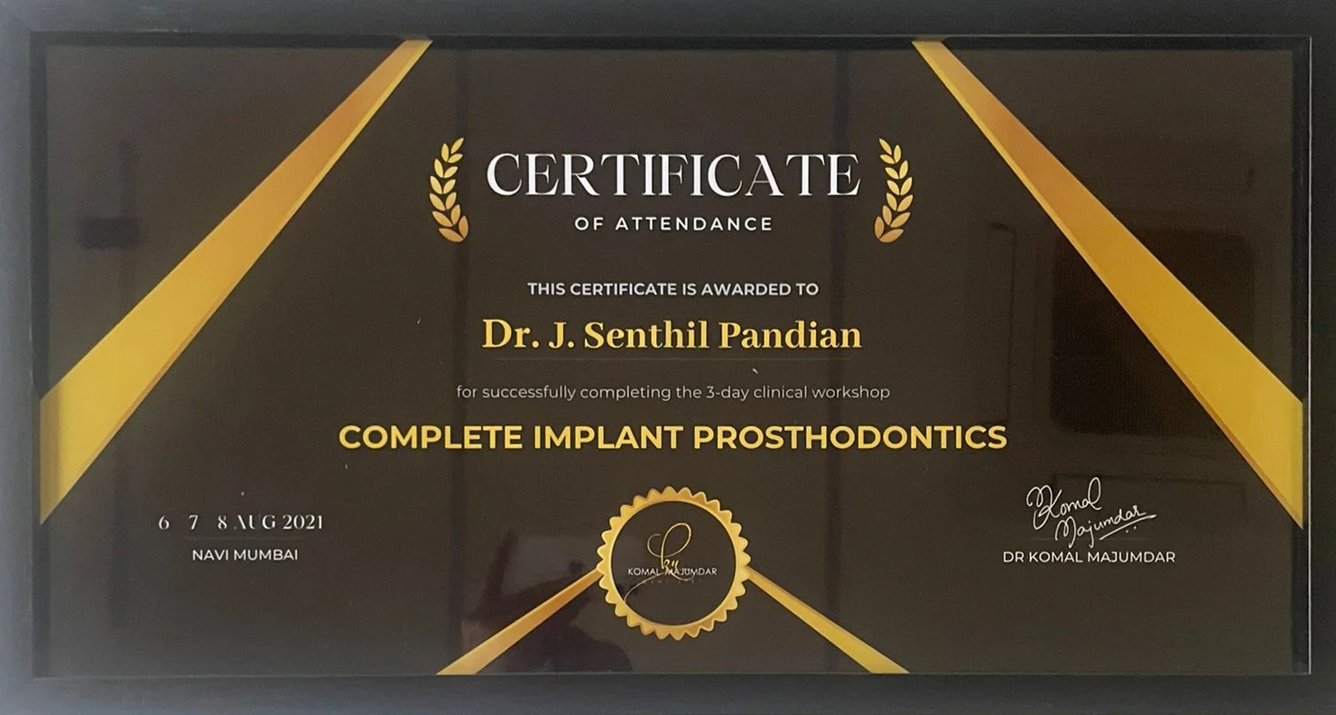 Shruthidental Certificate
